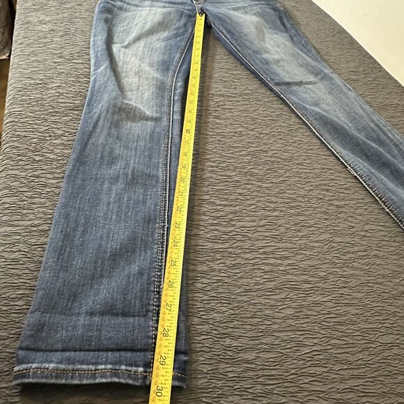 Y2K Style Express Stella Low Rise Ankle Jeans Women's Size 8 Embellished Pockets - Picture 8 of 8